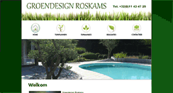 Desktop Screenshot of groendesignroskams.be